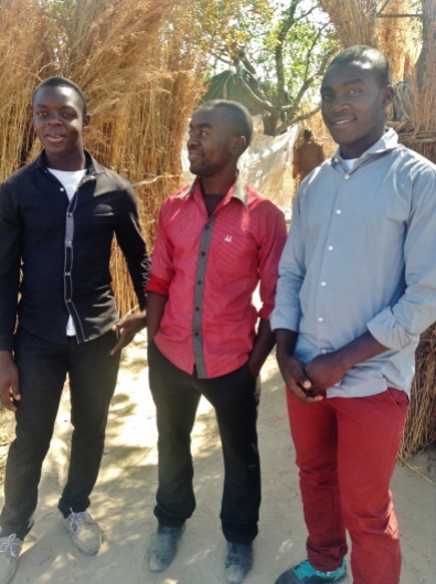 The Mwamba brothers: (from left) Rejoice, Blessing, and Sibongile {Sibo}